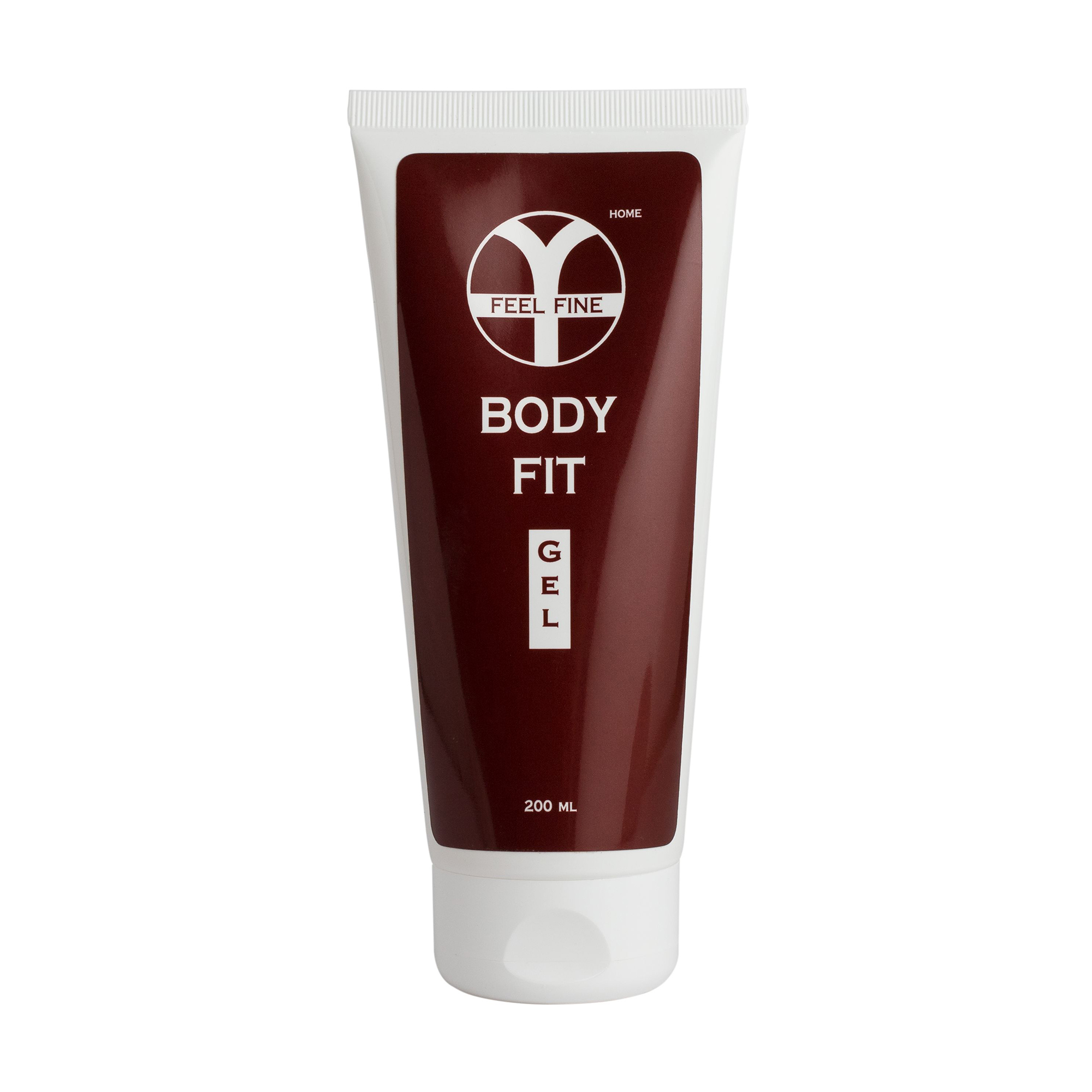 Антицелюлітний гель-обгортання для тіла FEEL FINE Body Fit Gel з ліполітичною та протинабряковою дією, 200 мл